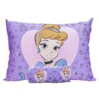 Jogo de Cama Portallar Solteiro Joy Malha Mista Estampado Disney Princess Cinderela 2 Pçs Lavanda