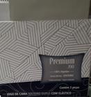 Jogo De Cama Solteiro Duplo Com Elástico Premium 200 Percal - Estamparia