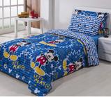 Jogo de Cama Solteiro Infantil 3 Pçs Mickey Andreza