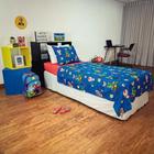 Jogo de Cama Solteiro Super Mario 140x220m C/3 pecas Lepper