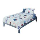 Jogo de Cama Spidey Solteiro Infantil 100% Algodão 3 pçs