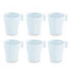 Jogo De Caneca De Cerâmica Peças 80 Ml Branco