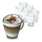 Jogo De Canecas Coração 6 Peças capuccino 240 Ml - Class Home