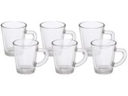 Jogo de Canecas de Café de Vidro 70ml Hauskraft - Lisa 6 Peças