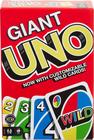 Jogo de Cartas Giant UNO Mattel - Oficial para Crianças e Adultos