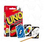 Uno jogo de cartas minimalista 11cm mattel