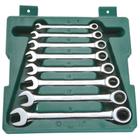 Jogo de Chave Combinada com Catraca 8 a 19mm Sata 8 Peças ST08008SJ