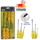 Jogo De Chave Fenda e Phillips com 06 Peças Fertak 4805 - Fertak Tools