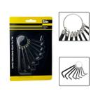 Jogo De Chave Torx Na Argola Com 8 Peças T8 A T30