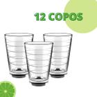 Jogo de Copos de Vidro 200ml - 12 Unidades - Rio Glass