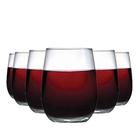 Jogo de Copos de Vidro Emerald para Vinho Tinto500ml 6 Pcs - Ruvolo