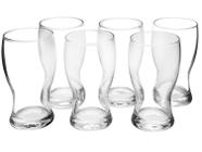 Jogo de Copos de Vidro para Cerveja 220ml - 6 Peças Nadir Frevo