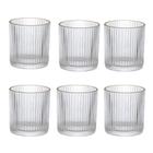 Jogo de Copos para Whisky Graffiato em Vidro com Borda Dourada 6 Peças 320ml - Hauskraft