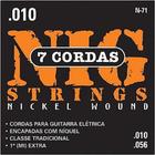 Jogo De Cordas Nig 010 Para Guitarra 7 Cordas