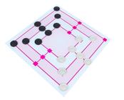 Jogo de tabuleiro 4x1 xadres damas ludo e trilha family games junfeng