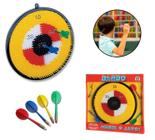 Kit Jogo Tiro Ao Alvo + 4 Dardos Profissional Grande 29cm - Lojas Magal