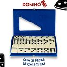 Jogo De Domino Profissional De Osso Branco - Pedras Grandes - Kaftor