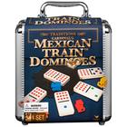 Jogo de Dominós Mexican Train com Mala de Transporte Spin Master 2-8 Jogadores +8 anos