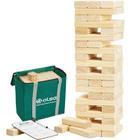 Jogo de empilhamento de blocos de madeira Giant Tumble Tower Olsa 60 PCS