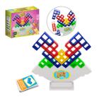 Jogo de Encaixe Tetris Para Desafio de Equilíbrio Tetris Diversão Garantida Todas Familia