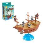 Jogo De Equilíbrio Mesa O Mar Tá Bravo Navio Pirata Infantil - Art Brink