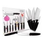 Jogo De Facas 9 Peças Faqueiro Plenus Cabo Cortar Carne Premium Santoku Kitchen Masterchef Conjunto Kit Utensílios