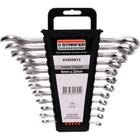 Jogo de Ferramenta Chave Combinada Cromada 6 a 22mm Boca e Estrela