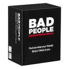 Jogo de festa BAD PEOPLE Descubra o que os amigos pensam de você