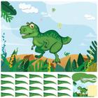 Jogo de festa NEBURORA Pin The Tail on The Dinosaur Kids 3+