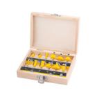 Jogo De Fresas Para Madeira Com 12 Peças Vonder