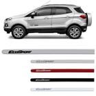 Jogo de Friso Lateral Ecosport 2013 a 2020 e PCD Redondo com Grafia