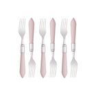 Jogo de garfos de mesa em inox Lyor Pearl 19cm 6 peças rosa 7660