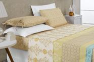 Jogo de lençóis padrão lençol de casal micropercal 200 fios lençol estampado kit cama padrão 04 peças