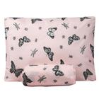 Jogo De Lençol Cama Queen 03 Pçs Basic Estampado C/ Elastico
