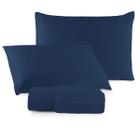 Jogo de Lençol Casal King C/ Elástico Malha 100% Algodão 03 Pçs Liso