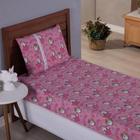 Jogo De Lençol Infantil Com Elástico Em Malha Resistente