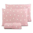 Jogo De Lençol Queen 3 Peças 100% Algodão ponto palito com elastico na volta toda