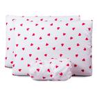 Jogo De Lençol Queen 3 Peças 100% Algodão ponto palito com elastico na volta toda