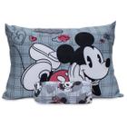 Jogo De Lençol Simples Cama Solteiro Disney 2 Peças Infantil Mickey Mouse LoveFilm - Portallar