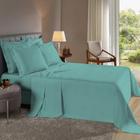 Jogo de Lençol Viúvo 3 Peças Fronha c/ Abas e Cima Bainha Percal Flex 400 Fios Toque Macio