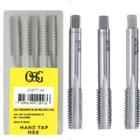 Jogo de Macho 3pçs M6 1,0mm Aço Rápido HSS DIN352 Osg