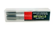 Jogo De Macho Manual Aço Lga M12x1,50 Rocast