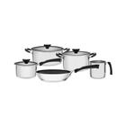 Jogo de Panela Tramontina Solar Silicone 5 Peças Aço Inox