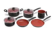 Jogo de Panelas Brinox Ceramic Life Easy 6 Peças Carbono