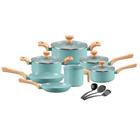 Jogo de Panelas Com 10 Peças Mimo Style Pratic Cook Verde Agua - 10769 PJ10PGR