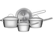 Jogo de Panelas Tramontina Allegra Aço Inox 4 Peças