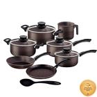 Jogo de Panelas Tramontina Paris Alumínio Antiaderente Starflon Max 7 Peças + Colher