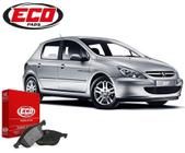 Jogo de pastilhas de freio c4, xsara, coupe, peugeot 206, 207, 208, 307, 508, 2000 em diante eco1335