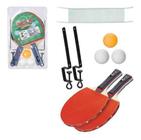 Jogo De Ping Pong 2 Raquetes Bolinhas Rede Art Sport Zf2921