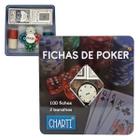 Jogo De Poker 2 Baralhos 100 Fichas Charti